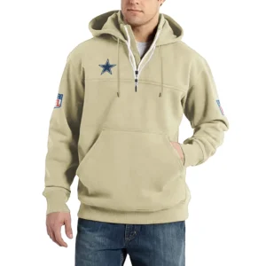 Sport Fan Casual Stand Up Collar Hoodie For Sport Lover HVN1239DC081625 - Off White
