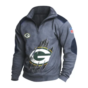 Sport Fan Stand-up Collar Sweatshirt For Sport Lover HVN1239GP081625 - Dark Gray