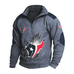 Sport Fan Stand-up Collar Sweatshirt For Sport Lover HVN1239HT081625 - Dark Gray