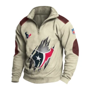Sport Fan Stand-up Collar Sweatshirt For Sport Lover HVN1239HT081625 - Off White