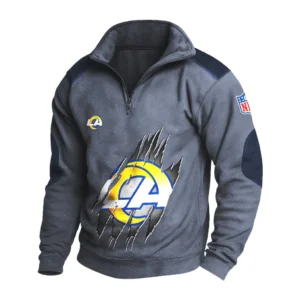 Sport Fan Stand-up Collar Sweatshirt For Sport Lover HVN1239LA081625 - Dark Gray