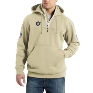 Sport Fan Casual Stand Up Collar Hoodie For Sport Lover HVN1239LV081625 - Off White