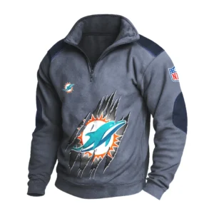 Sport Fan Stand-up Collar Sweatshirt For Sport Lover HVN1239MD081625 - Dark Gray