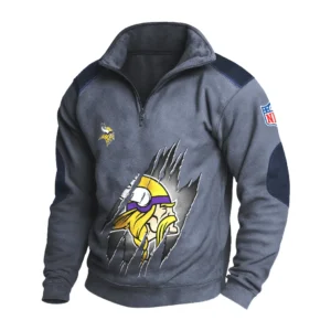 Sport Fan Stand-up Collar Sweatshirt For Sport Lover HVN1239MV081625 - Dark Gray