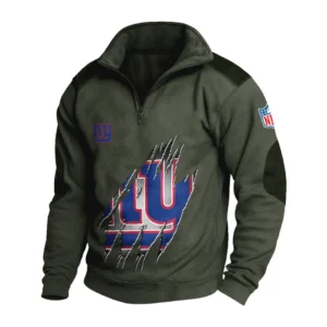 Sport Fan Stand-up Collar Sweatshirt For Sport Lover HVN1239NG081625 - Army Green