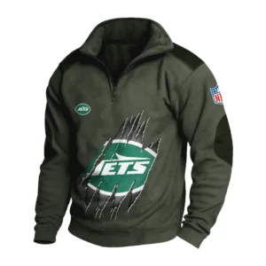 Sport Fan Stand-up Collar Sweatshirt For Sport Lover HVN1239NJ081625 - Army Green