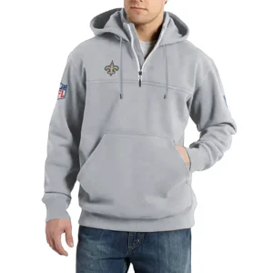 Sport Fan Casual Stand Up Collar Hoodie For Sport Lover HVN1239NS081625 - Light Gray