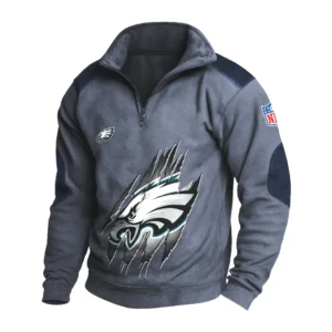 Sport Fan Stand-up Collar Sweatshirt For Sport Lover HVN1239PE081625 - Dark Gray