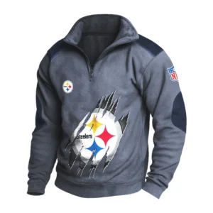 Sport Fan Stand-up Collar Sweatshirt For Sport Lover HVN1239PS081625 - Dark Gray