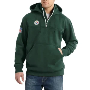 Sport Fan Casual Stand Up Collar Hoodie For Sport Lover HVN1239PS081625 - Dark Green
