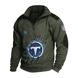 Sport Fan Stand-up Collar Sweatshirt For Sport Lover HVN1239TT081625 - Army Green