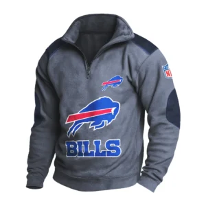 Sport Fan Stand-up Collar Sweatshirt For Sport Lover HVN1240BB081625 - Dark Gray