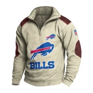 Sport Fan Stand-up Collar Sweatshirt For Sport Lover HVN1240BB081625 - Off White