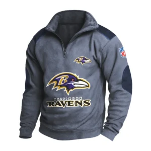 Sport Fan Stand-up Collar Sweatshirt For Sport Lover HVN1240BR081625 - Dark Gray