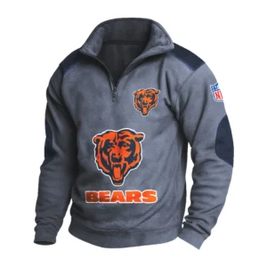 Sport Fan Stand-up Collar Sweatshirt For Sport Lover HVN1240CB081625 - Dark Gray