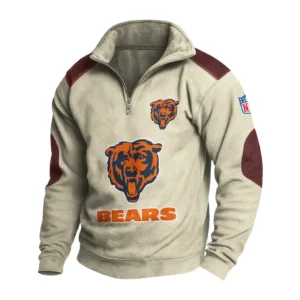 Sport Fan Stand-up Collar Sweatshirt For Sport Lover HVN1240CB081625 - Off White