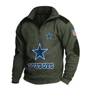 Sport Fan Stand-up Collar Sweatshirt For Sport Lover HVN1240DC081625 - Army Green