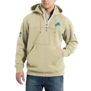 Sport Fan Casual Stand Up Collar Hoodie For Sport Lover HVN1240DL081625 - Off White