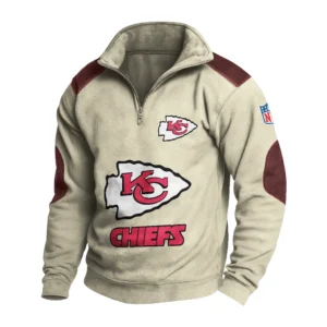 Sport Fan Stand-up Collar Sweatshirt For Sport Lover HVN1240KC081625 - Off White