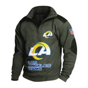 Sport Fan Stand-up Collar Sweatshirt For Sport Lover HVN1240LA081625 - Army Green