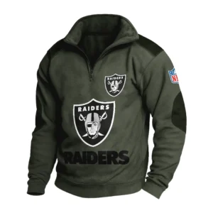 Sport Fan Stand-up Collar Sweatshirt For Sport Lover HVN1240LV081625 - Army Green