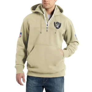 Sport Fan Casual Stand Up Collar Hoodie For Sport Lover HVN1240LV081625 - Off White