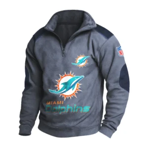 Sport Fan Stand-up Collar Sweatshirt For Sport Lover HVN1240MD081625 - Dark Gray