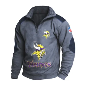 Sport Fan Stand-up Collar Sweatshirt For Sport Lover HVN1240MV081625 - Dark Gray