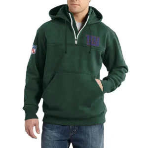 Sport Fan Casual Stand Up Collar Hoodie For Sport Lover HVN1240NG081625 - Dark Green