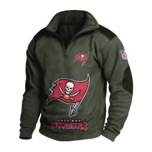 Sport Fan Stand-up Collar Sweatshirt For Sport Lover HVN1240TB081625 - Army Green