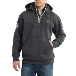 Sport Fan Casual Stand Up Collar Hoodie For Sport Lover HVN1240WC081625 - Dark Gray