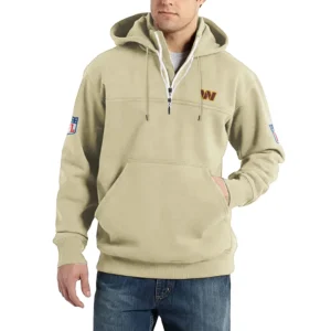 Sport Fan Casual Stand Up Collar Hoodie For Sport Lover HVN1240WC081625 - Off White