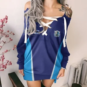 Sport Fan Gift Lace-Up Sweatshirt For Sport Lover HVN1253DM082525HDR