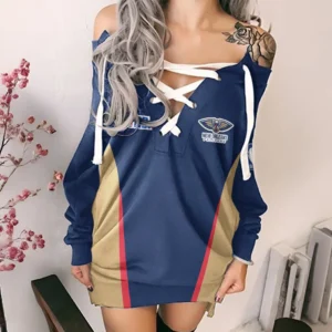 Sport Fan Gift Lace-Up Sweatshirt For Sport Lover HVN1253NOP082525HDR