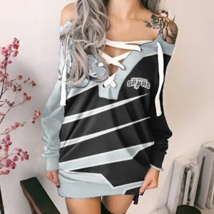 Sport Fan Gift Lace-Up Sweatshirt For Sport Lover HVN1256SAS082825HDR