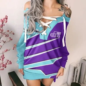 Sport Fan Gift Lace-Up Sweatshirt For Sport Lover HVN1256UJ082825HDR