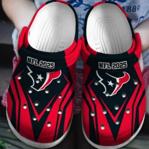 Houston Texans Crocs  NFL 2025 For Fan Houston Texans HVN1263HT090425