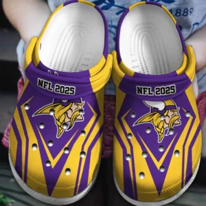 Minnesota Vikings Crocs  NFL 2025 For Fan Minnesota Vikings HVN1263MV090425
