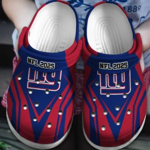 New York Giants Crocs  NFL 2025 For Fan New York Giants HVN1263NG090425