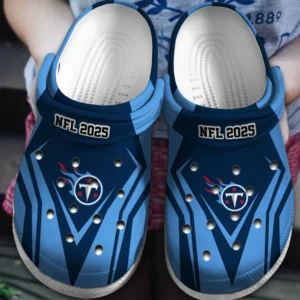 Tennessee Titans Crocs  NFL 2025 For Fan Tennessee Titans HVN1263TT090425