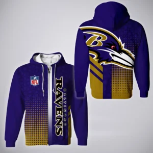 Sport Fan Gift Zipper Hoodie For Sport Lover HVN1264BR090625ZHD