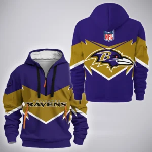 Sport Fan Gift Hoodie Half Zipper For Sport Lover HVN1265BR090625HODZ
