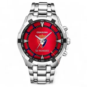 Football Fans Gift Steel Watches, All Over Print Steel Wristwatches For Sport Fan, Custom Name LALIGA01091225668