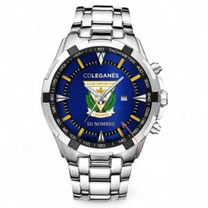Football Fans Gift Steel Watches, All Over Print Steel Wristwatches For Sport Fan, Custom Name LALIGA01091225669