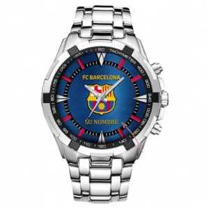 Football Fans Gift Steel Watches, All Over Print Steel Wristwatches For Sport Fan, Custom Name LALIGA01091225670