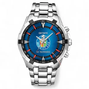 Football Fans Gift Steel Watches, All Over Print Steel Wristwatches For Sport Fan, Custom Name LALIGA01091225672