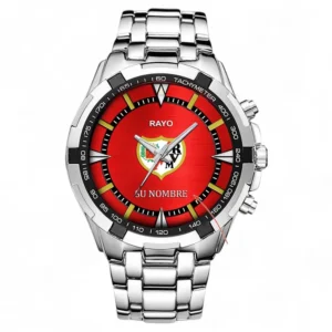 Football Fans Gift Steel Watches, All Over Print Steel Wristwatches For Sport Fan, Custom Name LALIGA01091225673