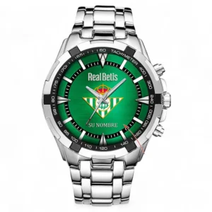 Football Fans Gift Steel Watches, All Over Print Steel Wristwatches For Sport Fan, Custom Name LALIGA01091225677