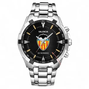 Football Fans Gift Steel Watches, All Over Print Steel Wristwatches For Sport Fan, Custom Name LALIGA01091225685