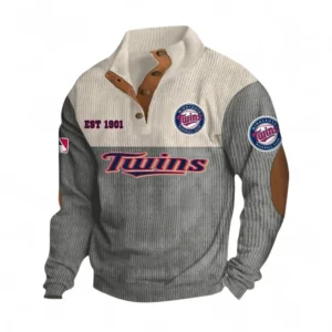 Baseball Fans Gift Men's Stand Up Collar Base Shirt, Sweatshirt Exclusive Logo MLB159090925009-Gray